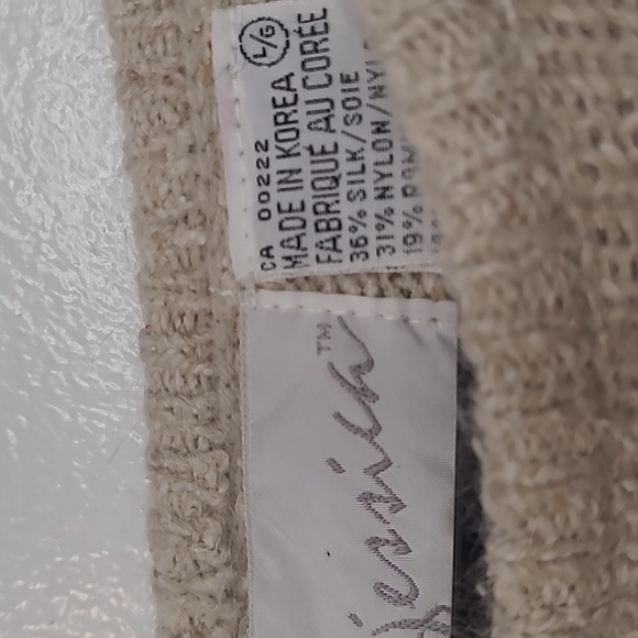 Jessica Womens Vintage Silk and Angora motif sweater Size Large - Picture 5 of 7